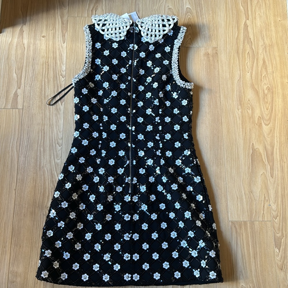REBECCA VALLANCE Alivia embellished shift dress - Picture 8 of 9